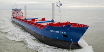 Dutch Cargo Ship Sails with New Wind-Assisted Technology