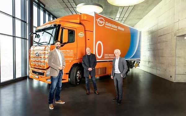 Gebruder Weiss Adds First Hydrogen Truck to Company Fleet