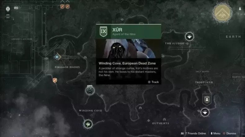 destiny 2 xur location 1-22-21