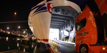 [Photo Feature] Stena Embla makes inaugural crossing from Belfast – Liverpool