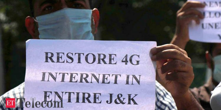 Ban on high speed internet in J&K extended till February 6, Telecom News, ET Telecom