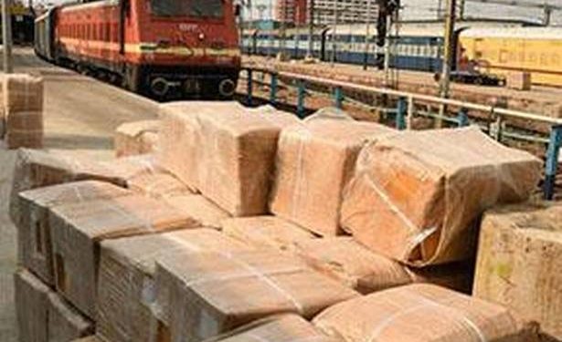 Southern Railway flags off cargo parcel train between Royapuram and Patel Nagar