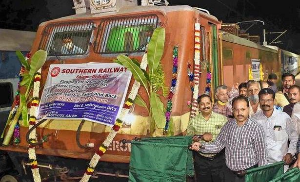 Parcel cargo express train to Rajkot flagged off
