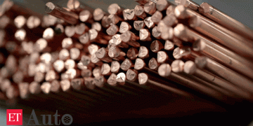 Lower dollar, inventories propel copper towards 8-year peak, Auto News, ET Auto