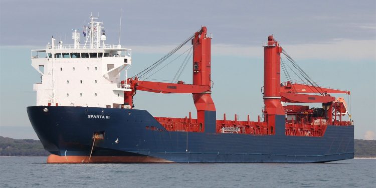 The Russian military cargo ship that violated Arctic shipping code breaks free from ice lockup