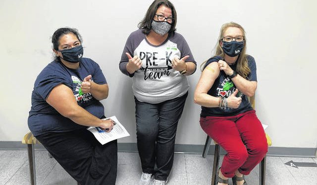 Area teachers receiving COVID vaccines