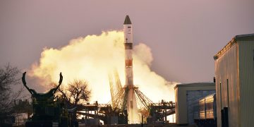 Russian cargo ship docks at International Space Station