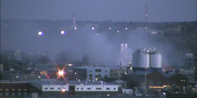 Smoke Billows From 2-Alarm Warehouse Fire In Denver
