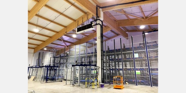 Automated high-bay warehouse at Gemüsebau Steiner in Bavaria