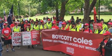 Australian students call for support for locked-out Coles warehouse workers