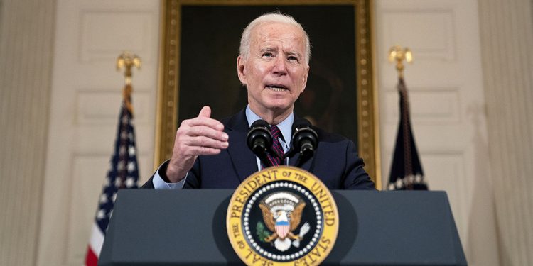 Biden signs executive order to spur domestic supply chain