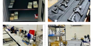 Search Warrant at Downtown Warehouse Nets 660,000 Counterfeit Items, Illegal Guns – NBC Los Angeles