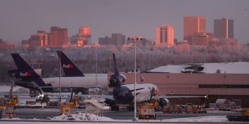 Anchorage airport saw record cargo numbers during 2020