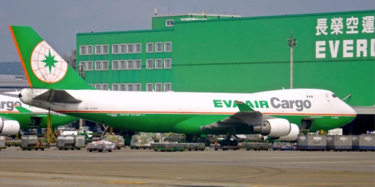 Eva Air’s cargo revenue up in January