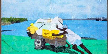 Hugo McCloud’s New Paintings are Made with Single-Use Plastic Bags: ‘This Material Could Be Used as Art, But Also as a Tool to Open Up Conversation’