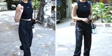 Kriti Sanon keeps it casual in crop top and cargo pants, carries Balmain Paris bag worth Rs. 1.5 lakhs  : Bollywood News