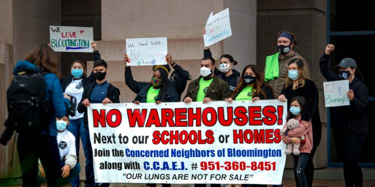 Bloomington warehouse project would displace residents, opponents say – Press Enterprise
