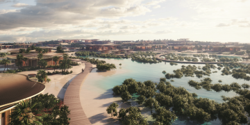 HRH Crown Prince launches stunning nature inspired designs for gateway island, ‘Coral Bloom’
