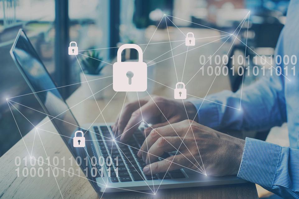 internet security and data protection concept