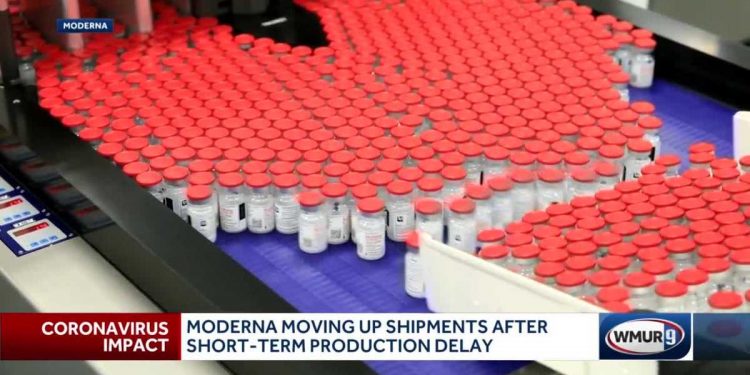 Moderna says supply chain issue resolved, plans to increase vaccine production