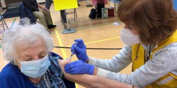 At 101, she’s ‘precious cargo,’ and now she’s had her COVID vaccine