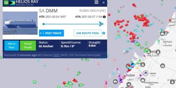 Explosion-hit Israeli cargo ship anchors in Dubai port for repairs