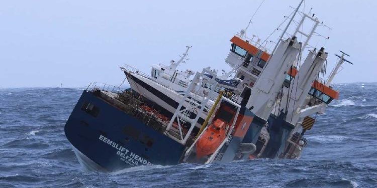 Dutch cargo ship crew rescued from rough seas off Norway