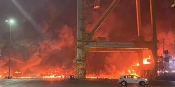 Massive Explosion Rocks Jebel Ali Port