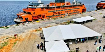Staten Island Ferry construction christens Florida’s newest shipyard