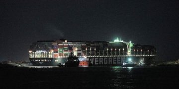 Cargo ship sets sail three months after blocking Suez Canal