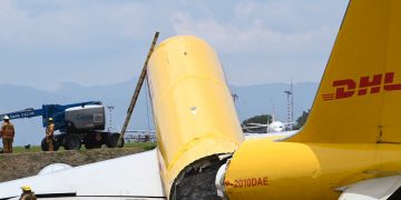 Cargo jet skids off runaway in Costa Rica, splits in half
